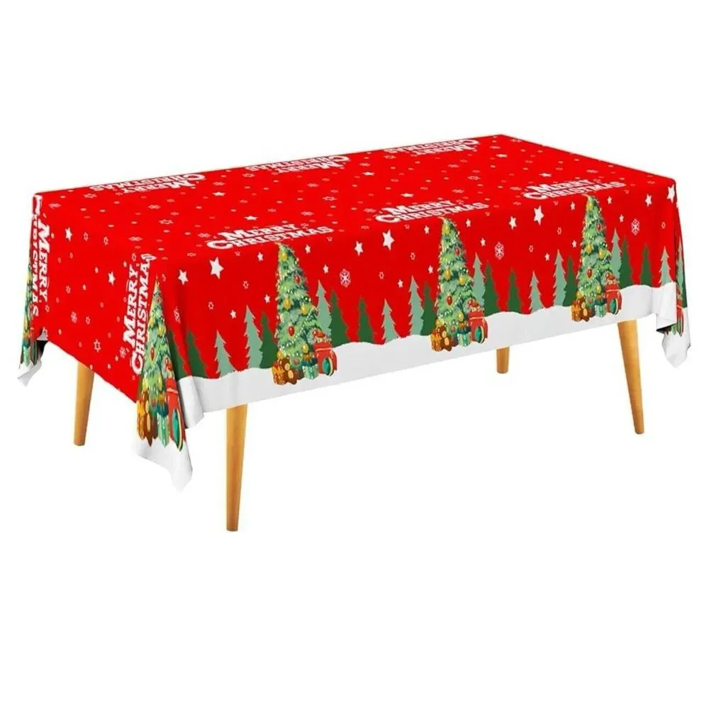 Christmas Table‎ Decorations Christmas Tree Disposable Tablecloth 4 Pieces